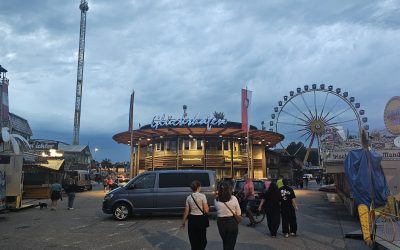 Ruhe vor dem Sturm? Auf der Loretowiese war am Freitagabend schon einiges los