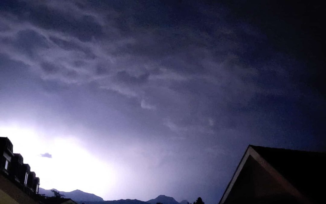 Gewitter über Rosenheim: Wetterleuchten holte manche aus dem Schlaf