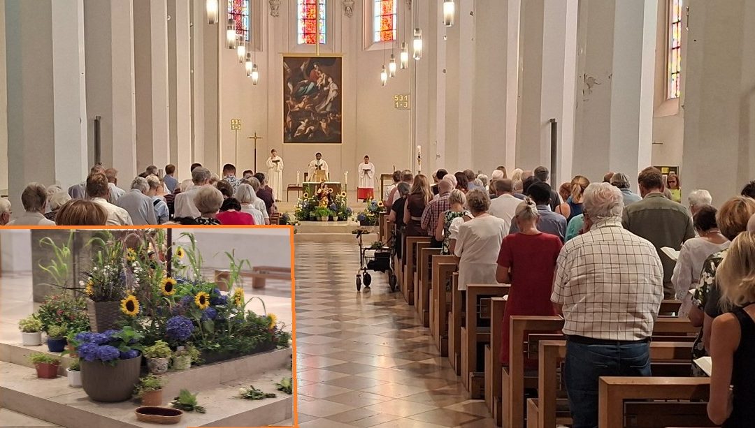 Mariä Himmelfahrt in Rosenheim: Kräuterbuschen in St. Nikolaus gesegnet