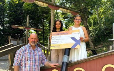 MaxSolar spendet 4.500 Euro für neues Piratenschiff in St. Josef