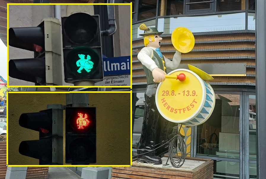 Rosenheim hat jetzt Wiesn-Trommler-Ampeln