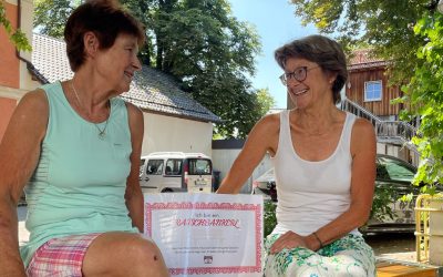 Bruckmühl hat sein erstes Ratschbankerl: Gegen Einsamkeit und für mehr Miteinander