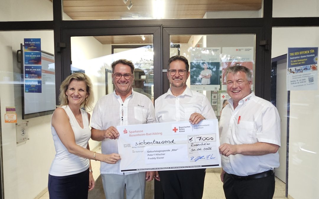7.000 Euro für den BRK-Kreisverband Rosenheim