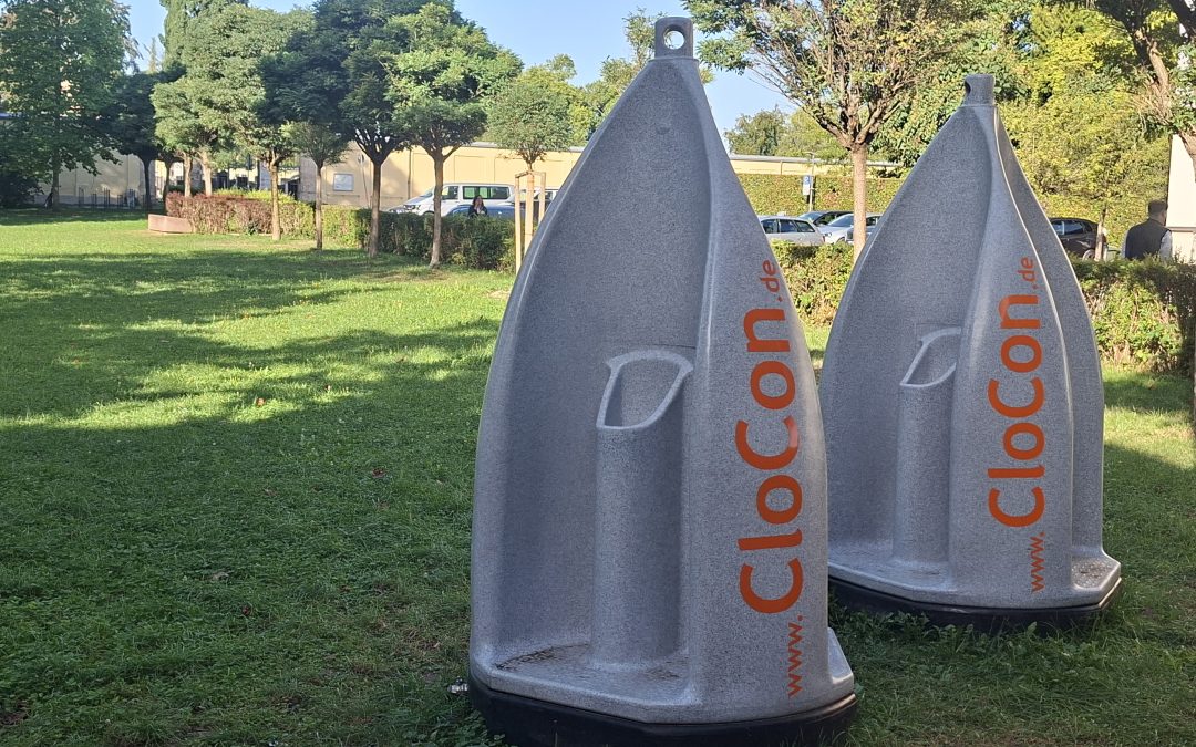 Wiesn-Notizen: Ufos auf der Wiese? Diese Urinale sollen Wildbiesler stoppen