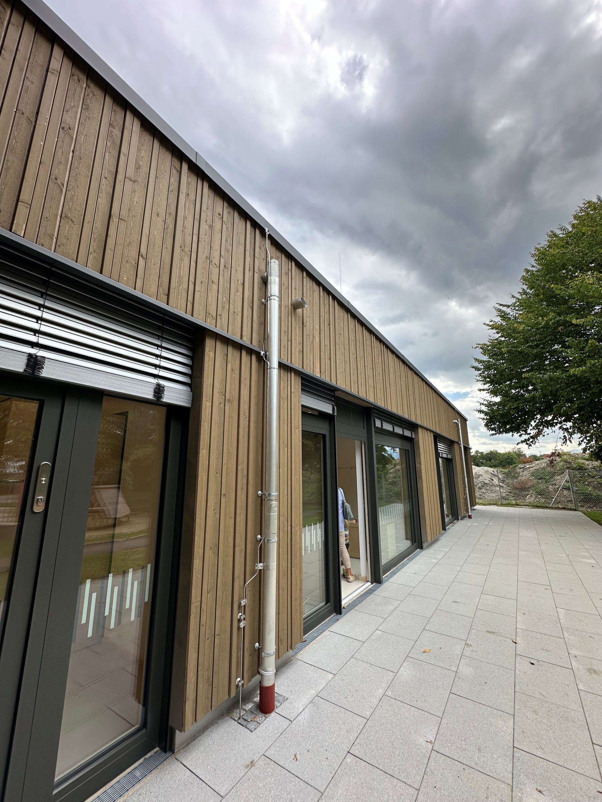 26-09-17 PM Anbau Hailerstraße Fassade So sieht das neue Kinderhaus für die Kita Apostelkirche in der Hailerstraße von außen aus. Foto: Stadt Rosenheim