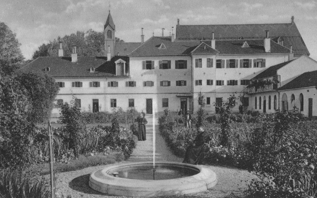 Wo heute Studenten wohnen, blühte einst ein Klostergarten