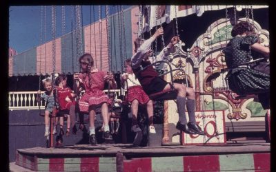 Kettenkarussell, Rosenheimer Herbstfest, 1954
