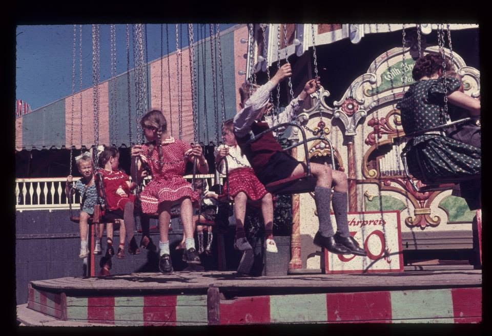 Kettenkarussell, Rosenheimer Herbstfest, 1954