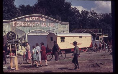 Martins Eisenbahn-Großanlage, Rosenheimer Herbstfest, 1954