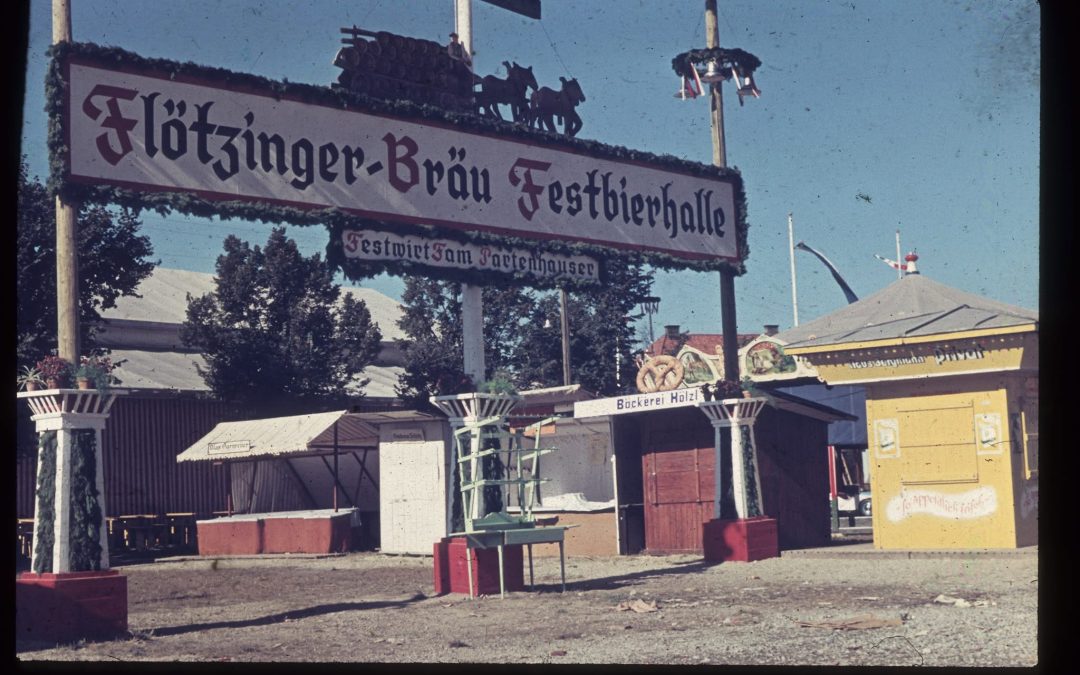Flötzinger-Zelt, Rosenheimer Herbstfest, 1953