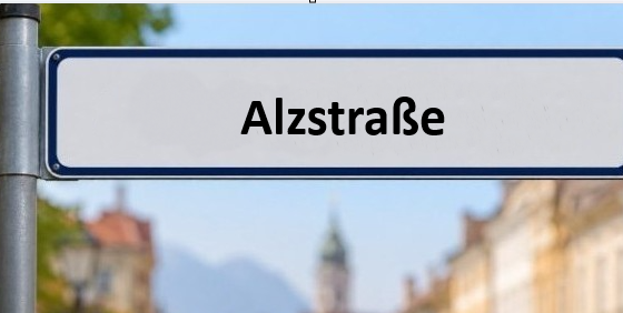 Straßennamen in Rosenheim: Alzstraße