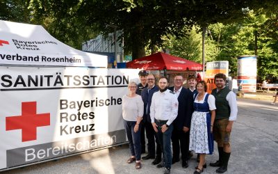 Wiesn-Notizen: SPD-Delegation besucht BRK-Wiesnwache