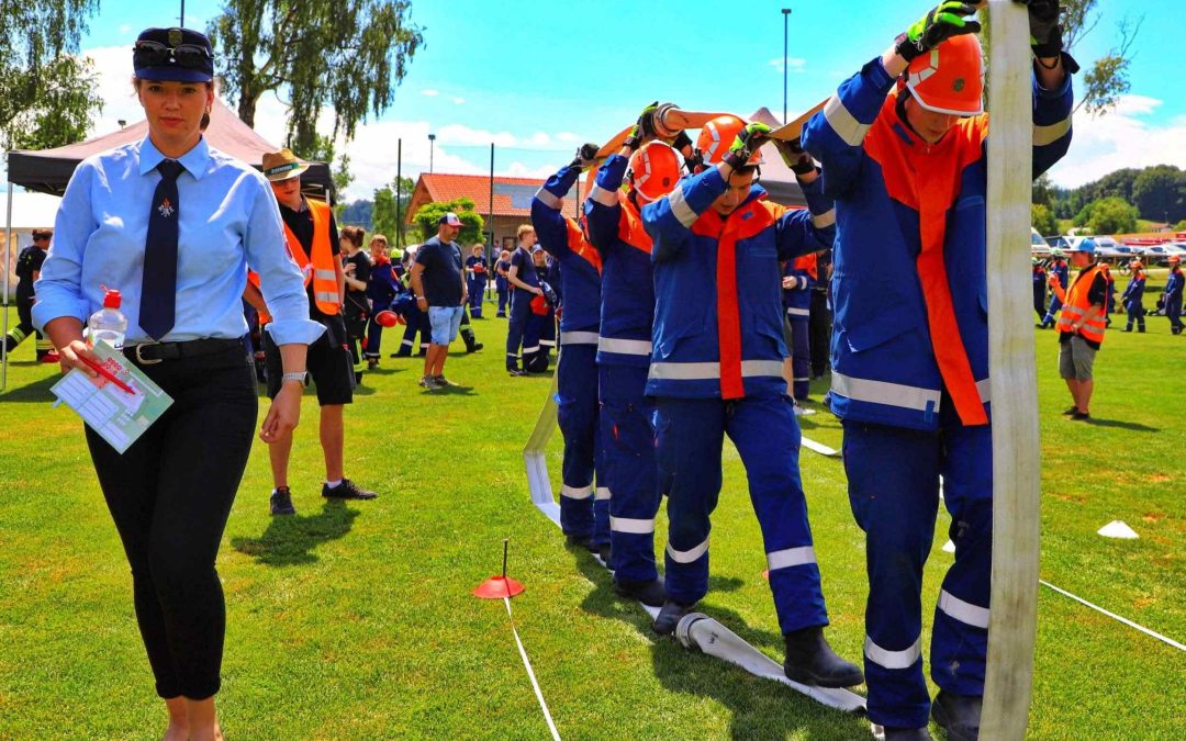 Tag der Jugendfeuerwehr in Taching: 80 Teams am Start