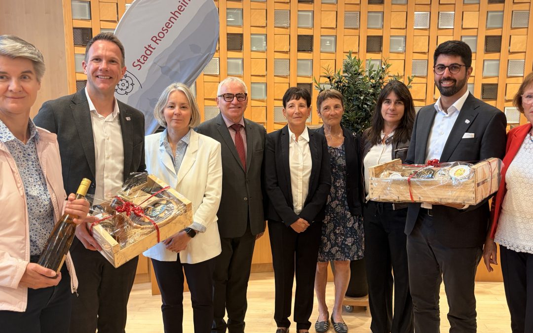 52 Jahre Städtepartnerschaft: Gäste aus Briançon zu Besuch in Rosenheim