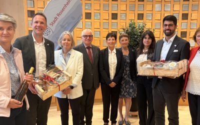 52 Jahre Städtepartnerschaft: Gäste aus Briançon zu Besuch in Rosenheim