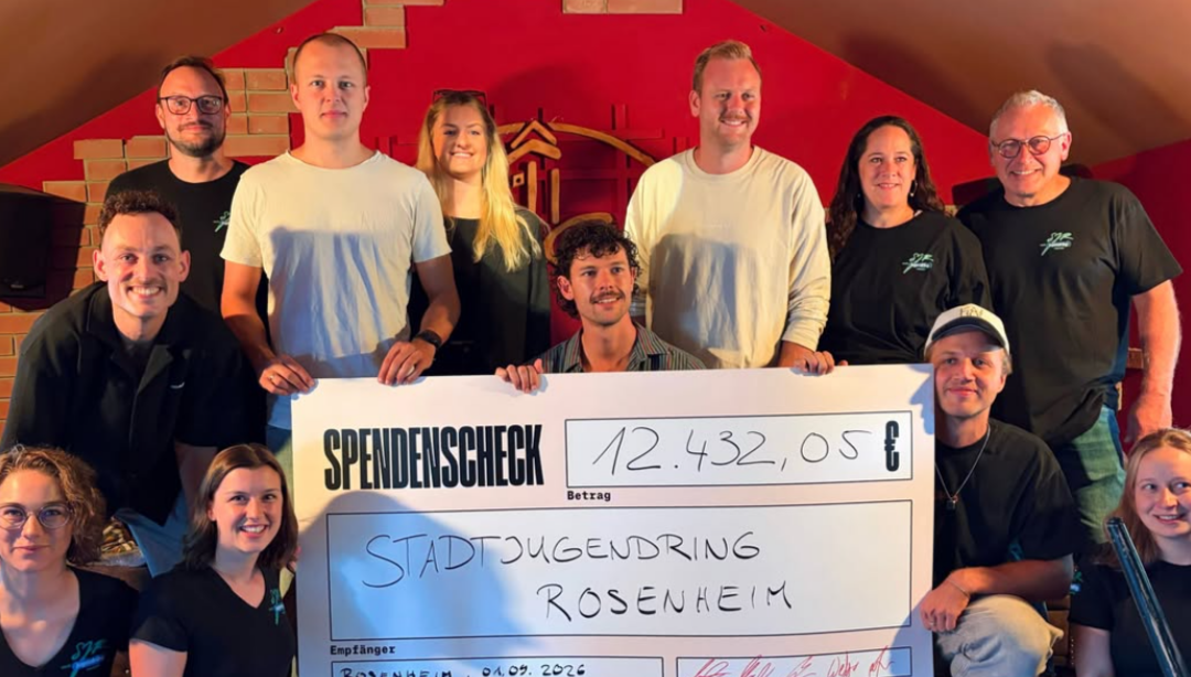 Kaffkiez spendet 12.432 Euro an den Stadtjugendring Rosenheim