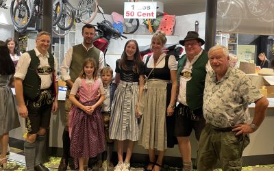 Wiesn-Notizen: Glück auf zwei Rädern für Familie Gruber