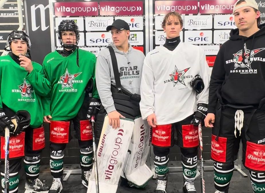 Starbulls-Nachwuchs unterstützt Pink Oktober – U20 sammelt Spenden für die Deutsche Krebshilfe