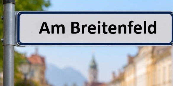 Straßennamen in Rosenheim: Am Breitenfeld – als hier noch Felder lagen