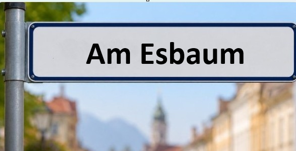 Straßennamen in Rosenheim: Am Esbaum – warum der Name nichts mit einem Baum zu tun hat