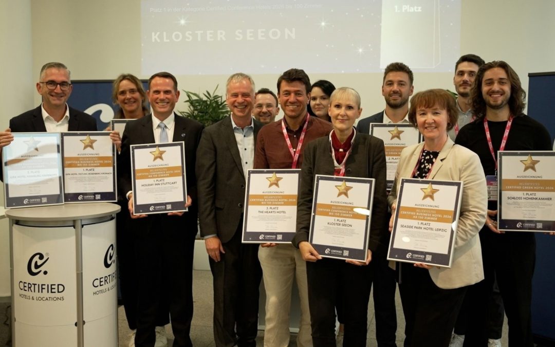 Kloster Seeon erneut bei Certified Star-Award ausgezeichnet