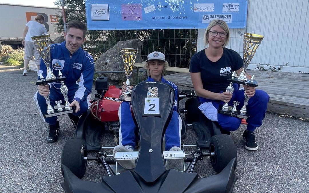 Kartslalom-Team aus Wasserburg und Bad Aibling holt zweimal Gold
