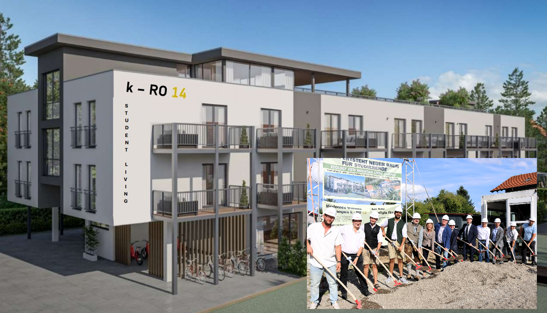 55 neue Wohnplätze für Studenten in Großkarolinenfeld